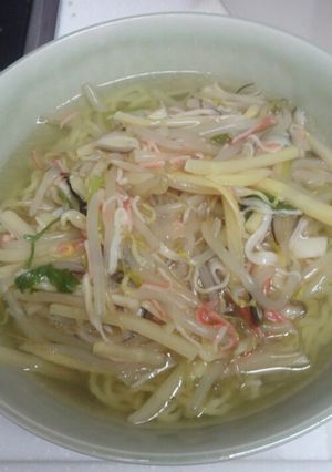 もやしのあんかけラーメン-レシピのメイン写真