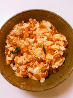 豆腐・納豆・キムチのねばとろ和え-レシピのメイン写真