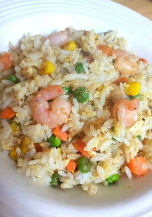 愛の！エビチャーハン-レシピのメイン写真