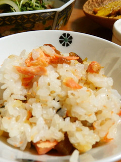 鮭と奈良漬けの混ぜご飯-レシピのメイン写真