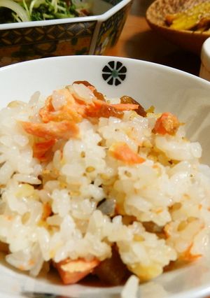 鮭と奈良漬けの混ぜご飯-レシピのメイン写真