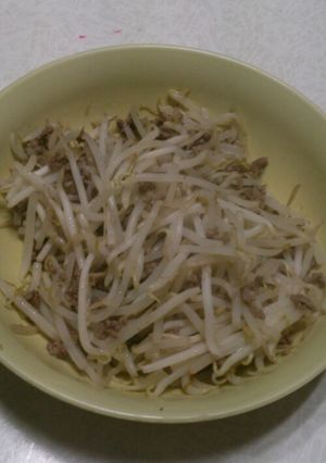 挽き肉もやし炒め-レシピのメイン写真