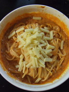 クリームミートソースのパスタ-レシピのメイン写真