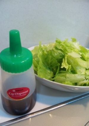 レタスめちゃうま！材料２つドレッシング-レシピのメイン写真