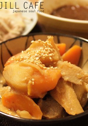 根菜のゴマ味噌煮-レシピのメイン写真