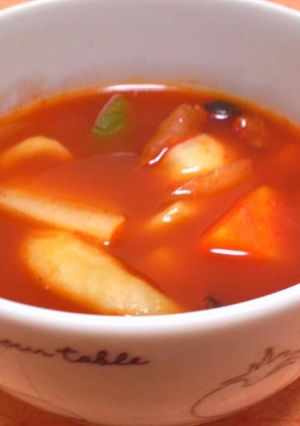 あったか♪かぶのトマトスープ-レシピのメイン写真