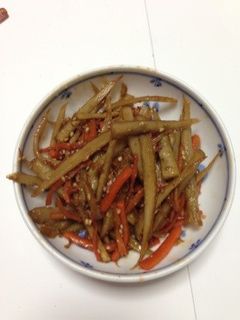 簡単 キンピラゴボウ-レシピのメイン写真