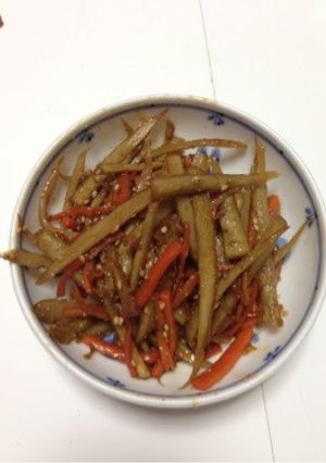 簡単 キンピラゴボウ-レシピのメイン写真