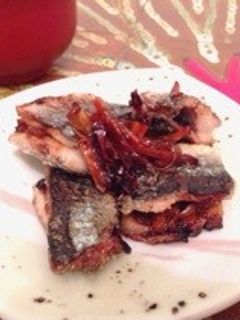 秋刀魚のきんぴら挟み焼き-レシピのメイン写真