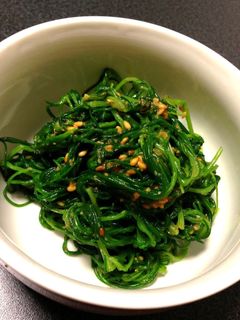 簡単!おかひじきの胡麻和え-レシピのメイン写真