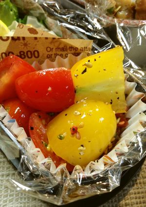 プチトマトの胡麻サラダ-レシピのメイン写真