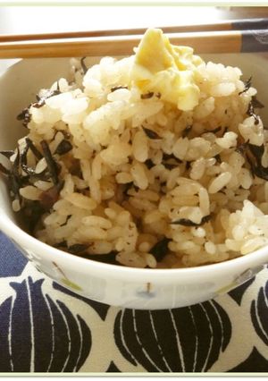 ひじき煮リメイク炊込みご飯＊とバター＊-レシピのメイン写真