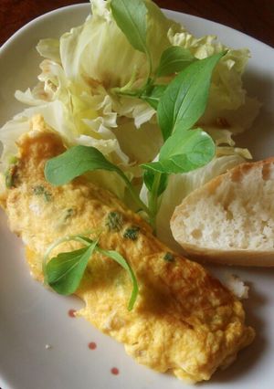 ホテルの朝食♡野菜入りふわトロオムレツ♡-レシピのメイン写真