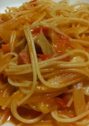 トマトとモッチャレラの旨々パスタ-レシピのメイン写真