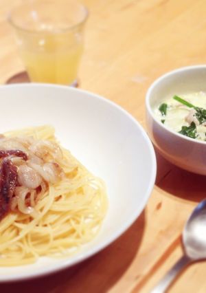 かんたん♪アンチョビのパスタ-レシピのメイン写真