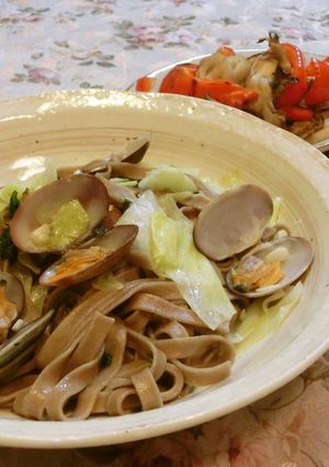 病気に勝つ！あさりとキャベツのパスタ-レシピのメイン写真