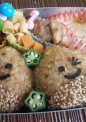 秋☆栗くん☆簡単で可愛くキャラ弁-レシピのメイン写真