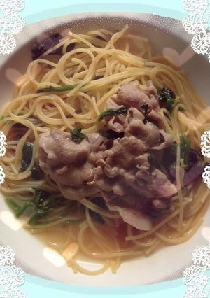 ほうれん草の和風パスタ♥︎-レシピのメイン写真
