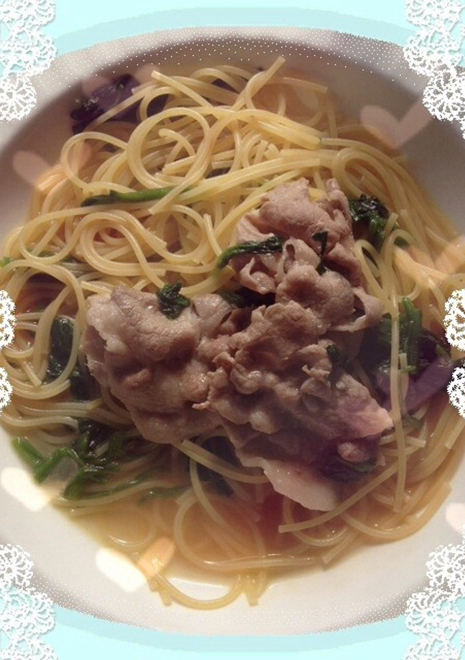 ほうれん草の和風パスタ♥︎-レシピのメイン写真
