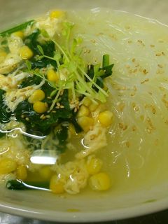 体に優しい♪春雨ほうれん草とき卵スープ-レシピのメイン写真