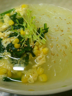 体に優しい♪春雨ほうれん草とき卵スープ-レシピのメイン写真