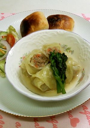 茄子で柔らかジューシーロールキャベツ-レシピのメイン写真