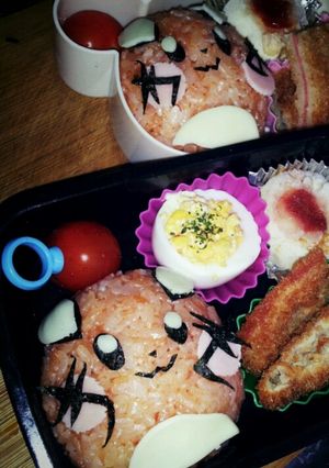 幼稚園弁当！ﾎﾟｹﾓﾝ✩ﾃﾞﾃﾞﾝﾈ★-レシピのメイン写真
