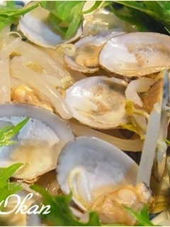 アサリとモヤシ、ベーコンの煮物-レシピのメイン写真