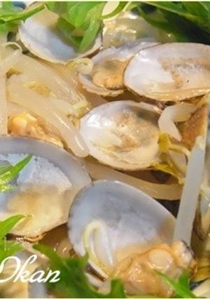アサリとモヤシ、ベーコンの煮物-レシピのメイン写真