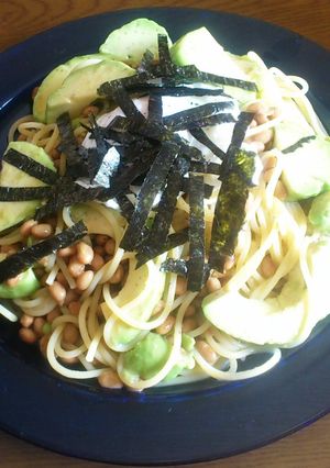 アボカド納豆パスタ-レシピのメイン写真