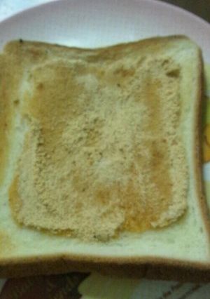 安倍川餅で余ったきな粉で★きな粉トースト-レシピのメイン写真