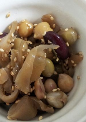 豆とザーサイの和え物-レシピのメイン写真