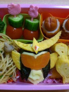 キャラ弁 鎧武(仮面ライダー)-レシピのメイン写真