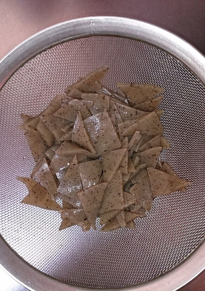 味が染み込む♪蒟蒻の可愛い♪切り方-レシピのメイン写真
