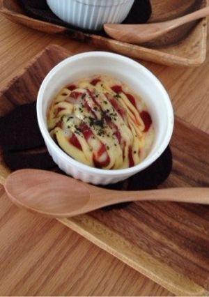 残り物変身っ♪ハンバーグのチーズ焼き♡-レシピのメイン写真
