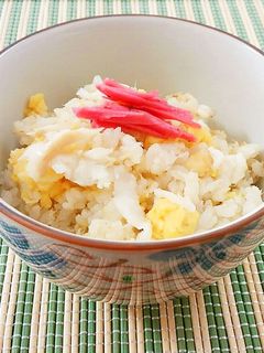 リメイク☆焼魚(ブリ)と卵で混ぜご飯♪-レシピのメイン写真