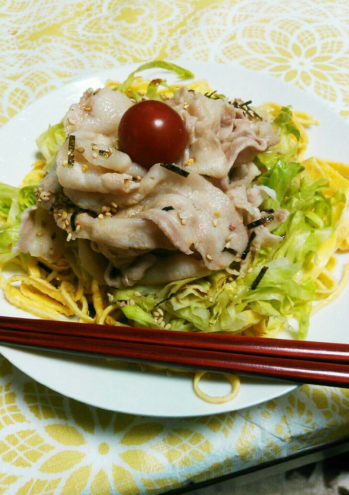 サラダ風冷やし中華-レシピのメイン写真