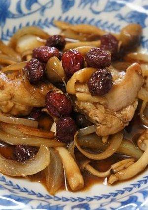 クランベリーバルサミコソースの鶏肉ソテー-レシピのメイン写真