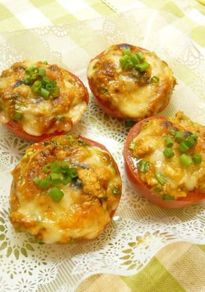 トマトのツナ味噌田楽-レシピのメイン写真