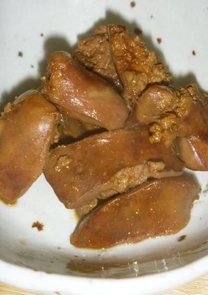 鶏レバーの簡単しょうが煮-レシピのメイン写真