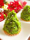 クリスマスツリーな抹茶薩摩芋モンブラン☆