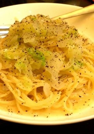 貧しくっＫＩＮＧ　キャベツのパスタ　-レシピのメイン写真