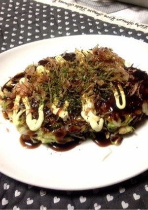 おからと納豆入りヘルシーお好み焼き-レシピのメイン写真