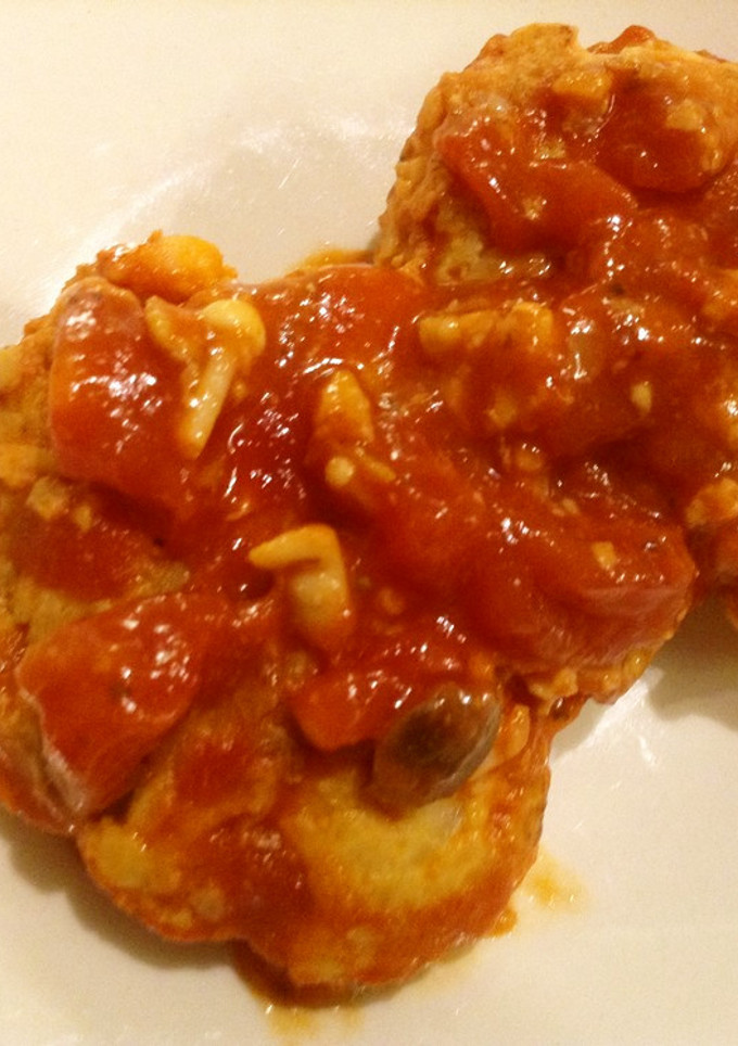 煮込みハンバーグのトマトソース-レシピのメイン写真