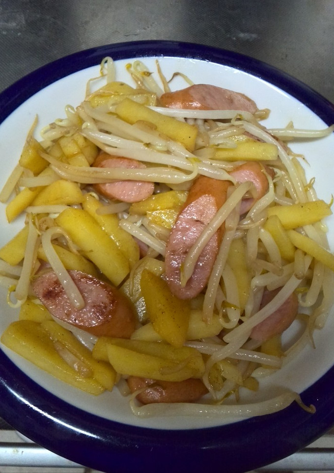 簡単☆もやしとじゃがいもの炒め物-レシピのメイン写真