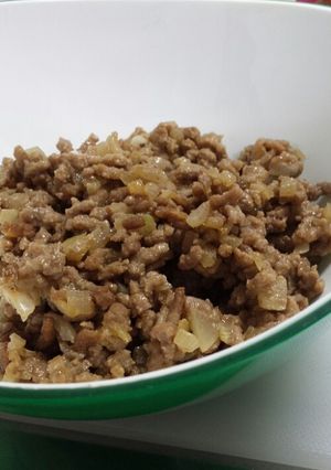 牛ミンチの味噌そぼろ-レシピのメイン写真