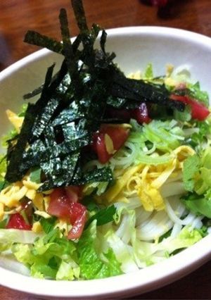 サラダのおうどん-レシピのメイン写真