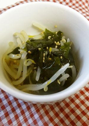いつもの常備菜 もやしとわかめのナムル-レシピのメイン写真