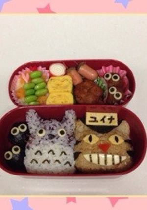 キャラ弁 トトロ猫バス-レシピのメイン写真
