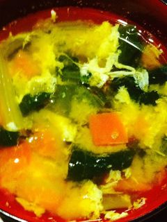 トマトの味噌汁♫-レシピのメイン写真